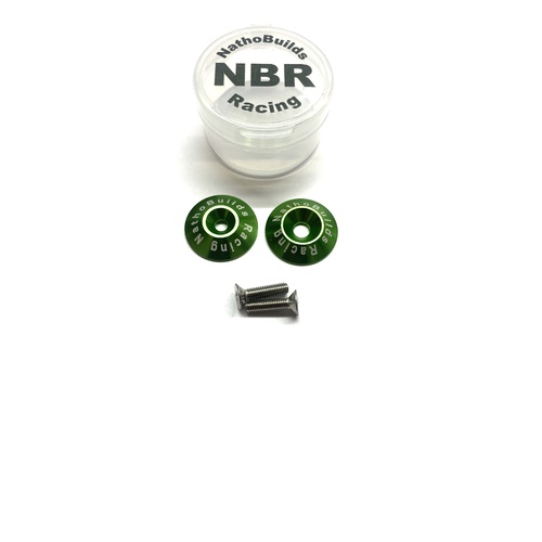 NathoBuilds Wing Buttons- 2pack (Green)