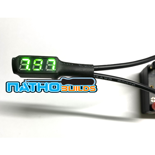 Nathobuilds Battery Voltage Checker (GREEN LED)