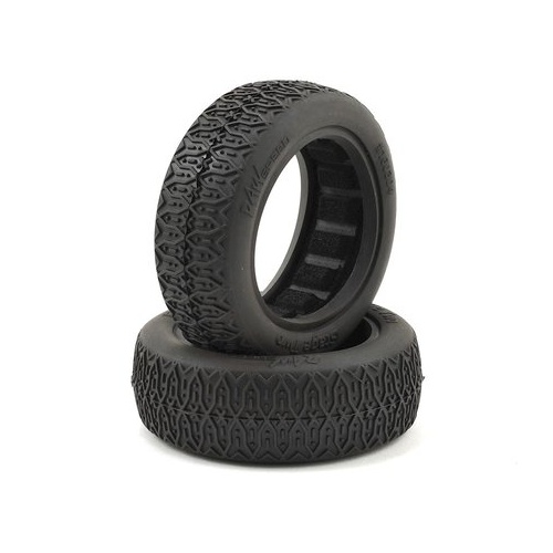 Raw Speed Stage Two 2WD Front Buggy Tyres w/Inserts 2.2" (1 pr)
