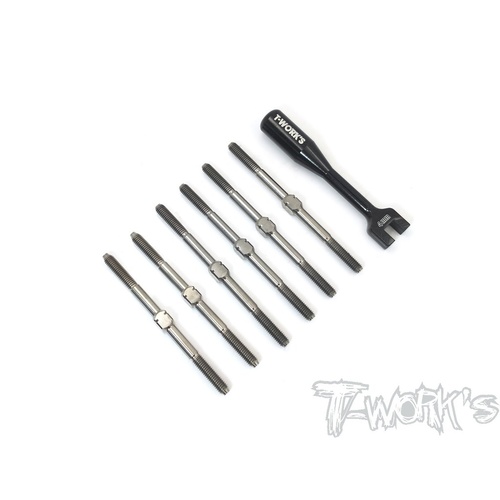 T-Works Titanium Turnbuckle Set ( For Yokomo YZ-2 CAL 3 )